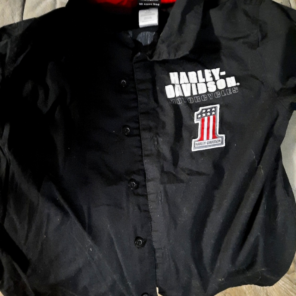 Boys Harley Davidson shirt .wore 3 times